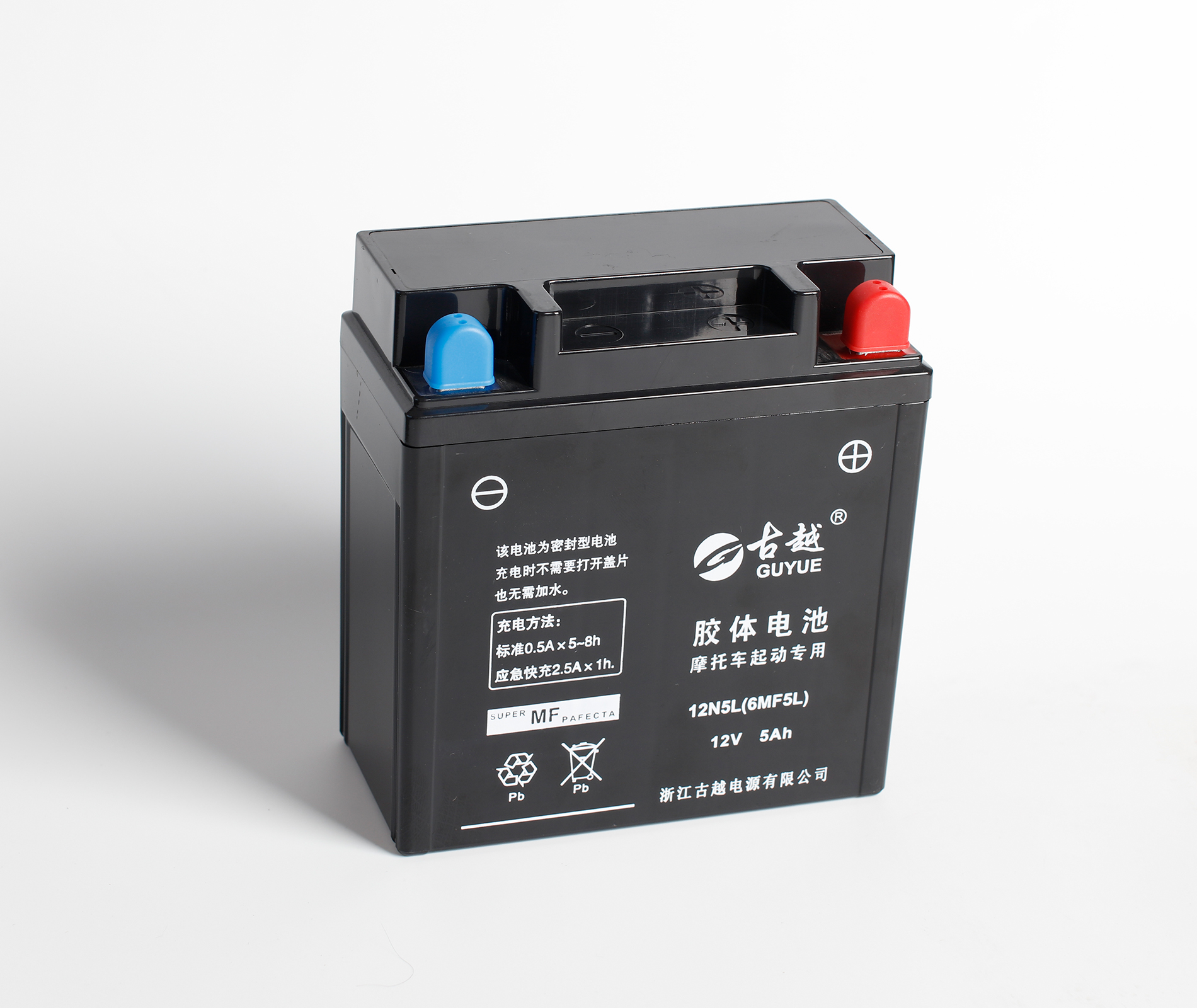 膠體摩托車電池 6MF5L-GEL