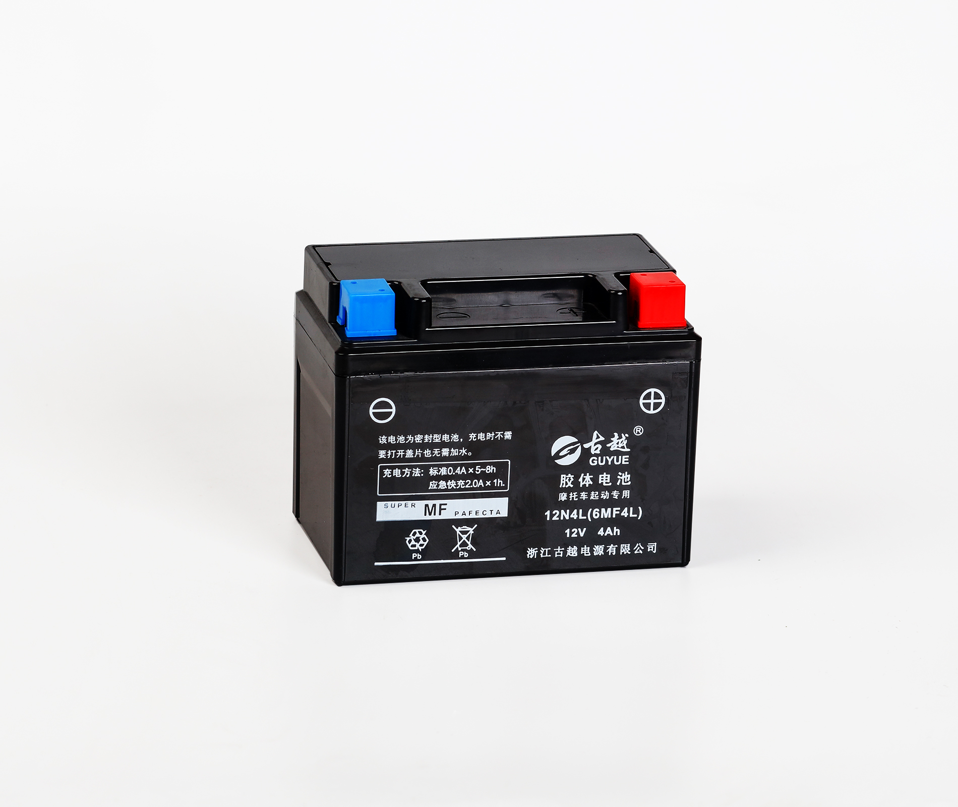 膠體摩托車電池 6MF4L - GEL